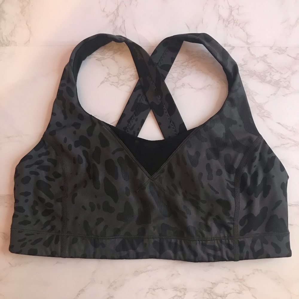 Lululemon In A Flash Bra II Animal Swirl Sz 10